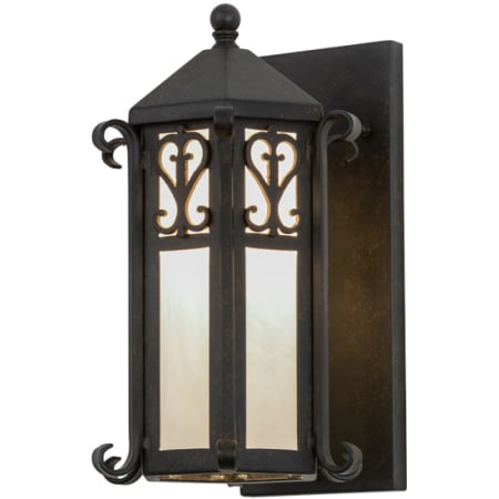 Meyda Tiffany Caprice 16" Tall Wall Sconce Chestnut