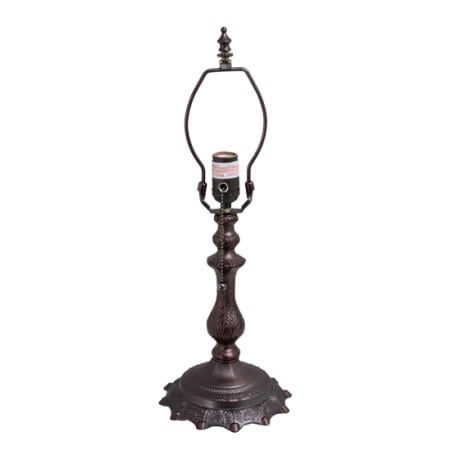 Meyda Tiffany Classic 11" Tall Lamp Base Mahogany Bronze