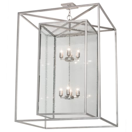 Meyda Tiffany Kitzi 8 Light 51" Wide Pendant Nickel