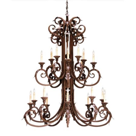 Meyda Tiffany Serratina 20 Light 48" Wide Taper Candle Style Chandelier N/A