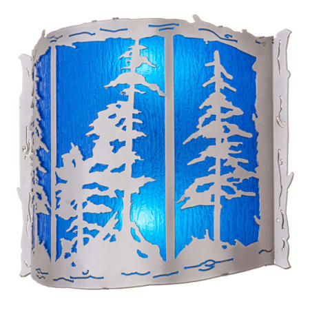 Meyda Tiffany Tall Pines 2 Light 12" Tall Wall Sconce Nickel