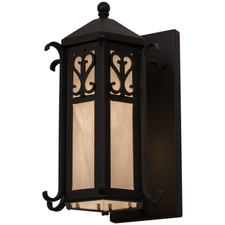 Meyda Tiffany Caprice 16" Tall Wall Sconce Wrought Iron