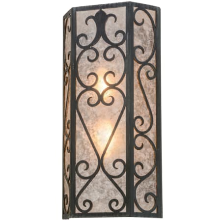 Meyda Tiffany Mia 2 Light 24" Tall Wall Sconce Antique Iron Gate