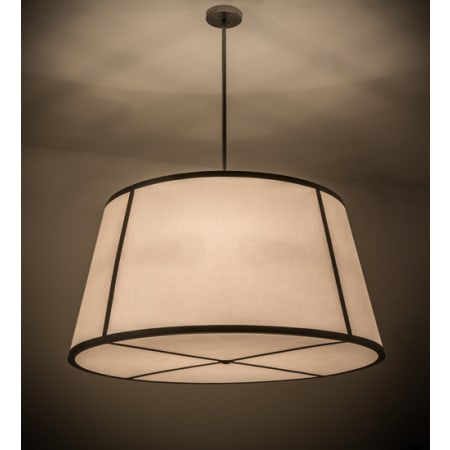 Meyda Tiffany Cilindro 8 Light 48" Wide Pendant Nickel