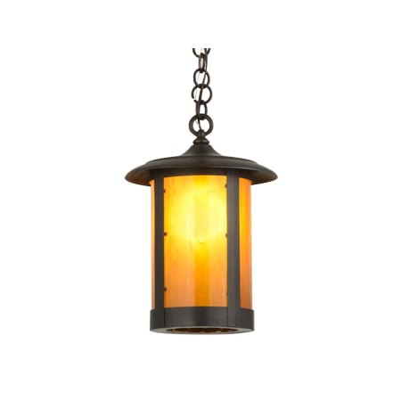 Meyda Tiffany Fulton 10" Wide Pendant Craftsman Brown