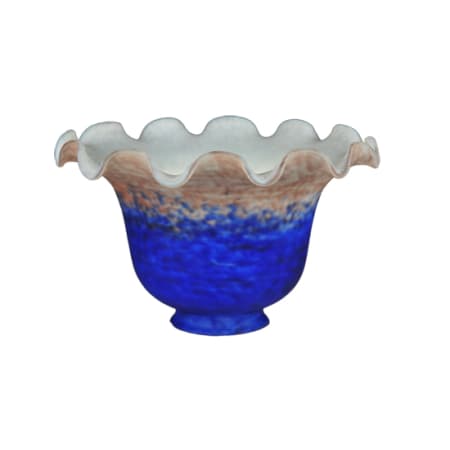 Meyda Tiffany Bell 4" Tall Lamp Shade Purple / Blue