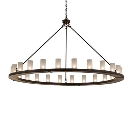 Meyda Tiffany Loxley 24 Light 72" Wide Ring Chandelier Oil Rubbed Bronze