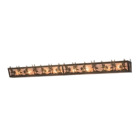 Meyda Tiffany Tall Pines 60" Wide Vanity Light Antique Copper