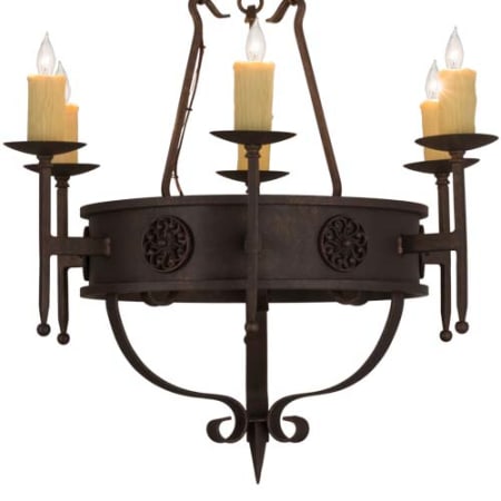 Meyda Tiffany Calandra 6 Light 30" Wide Taper Candle Style Chandelier N/A