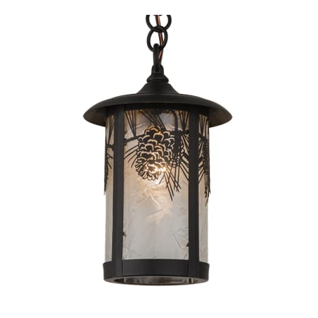 Meyda Tiffany Winter Pine 8" Wide Mini Pendant N/A