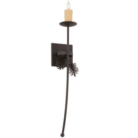 Meyda Tiffany Bechar 32" Tall Wall Sconce Chestnut