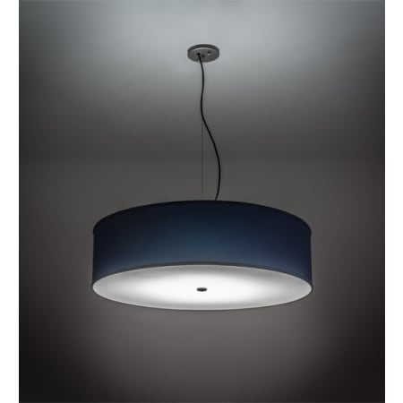 Meyda Tiffany Cilindro 30" Wide Pendant Brushed Nickel