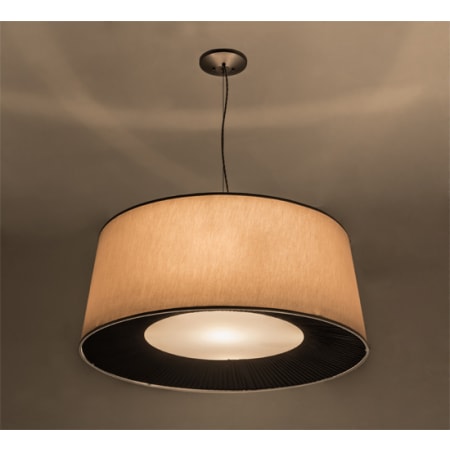 Meyda Tiffany Bruges 5 Light 36" Wide Pendant Nickel