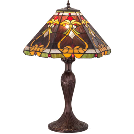 Meyda Tiffany Middleton 23" Tall Buffet Table Lamp Mahogany Bronze