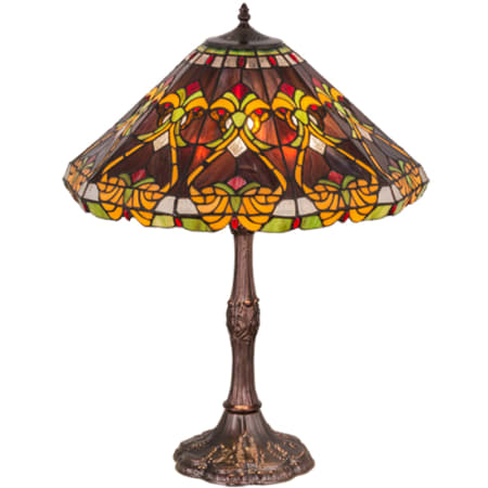Meyda Tiffany Middleton 28" Tall Buffet Table Lamp Mahogany Bronze