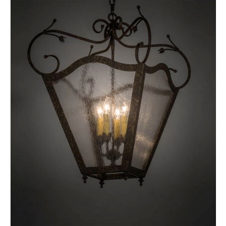 Meyda Tiffany Terena 4 Light 27" Wide Taper Candle Pendant N/A