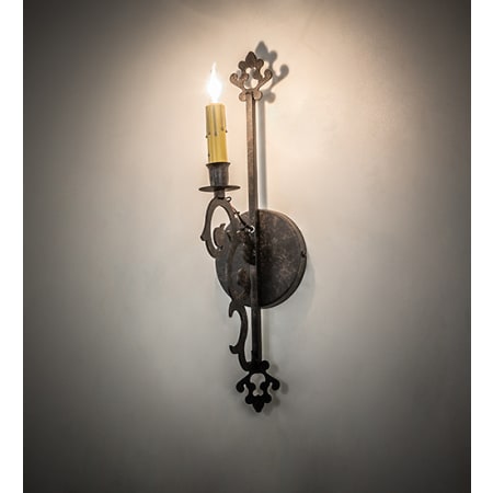 Meyda Tiffany Aneila 18" Tall Wall Sconce Coffee Bean