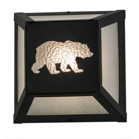 Meyda Tiffany Lone 10" Tall Wall Sconce Craftsman Brown