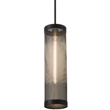 Meyda Tiffany Cilindro 9 Light 5" Wide Mini Pendant Wrought Iron