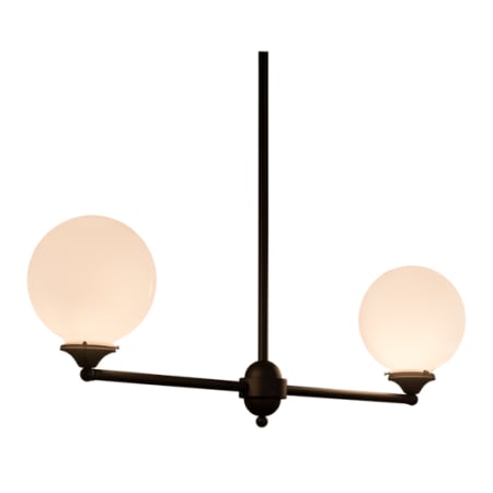 Meyda Tiffany Salome 2 Light 46" Wide Linear Pendant Oil Rubbed Bronze