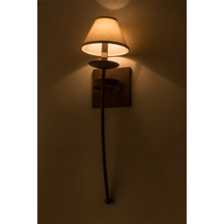 Meyda Tiffany Bechar 27" Tall Wall Sconce Antique Rust