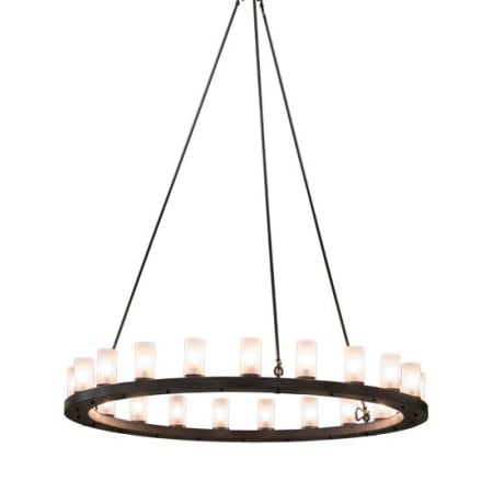 Meyda Tiffany Loxley 21 Light 60" Wide Ring Chandelier Timeless Bronze