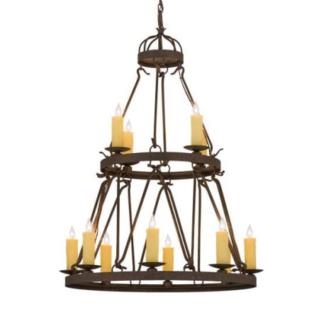 Meyda Tiffany Lakeshore 12 Light 36" Wide Taper Candle Style Chandelier N/A