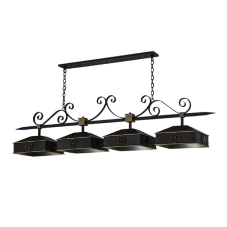 Meyda Tiffany Stefano 4 Light 78" Wide Linear Pendant N/A