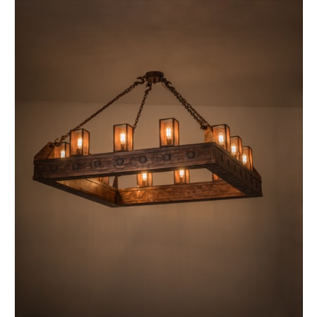 Meyda Tiffany Cassidy 12 Light 79" Wide Pendant Copper