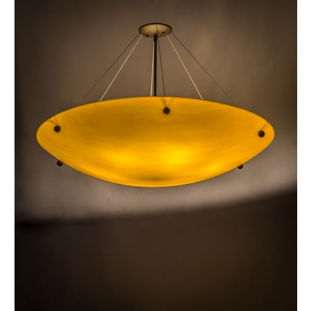 Meyda Tiffany Cypola 6 Light 36" Wide Pendant Oil Rubbed Bronze