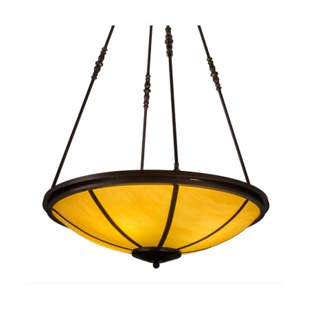 Meyda Tiffany Commerce 4 Light 32" Wide Pendant - Copper Vein Finish - GU24 Bulb Base Copper Vein