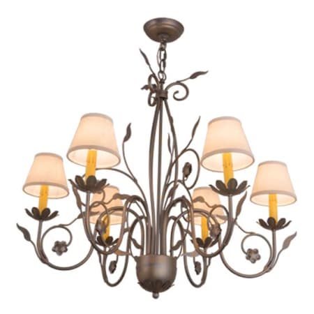 Meyda Tiffany Bordeaux 6 Light 31" Wide Chandelier N/A