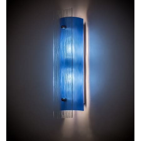 Meyda Tiffany Quadrato 2 Light 21" Tall Wall Sconce Nickel