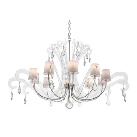Meyda Tiffany Lienz 10 Light 55" Wide Crystal Chandelier Crystal