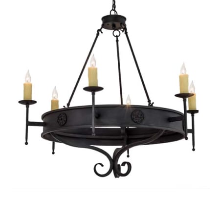 Meyda Tiffany Lorenzo 6 Light 48" Wide Taper Candle Style Chandelier N/A