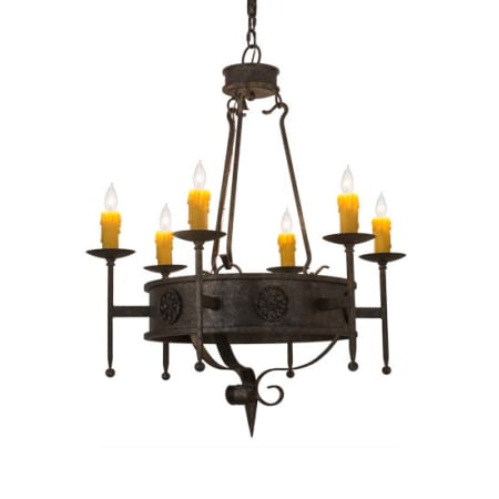 Meyda Tiffany Lorenzo 6 Light 30" Wide Taper Candle Style Chandelier Custom