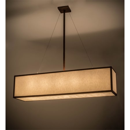 Meyda Tiffany Quadrato 5 Light 52" Wide Linear Pendant N/A
