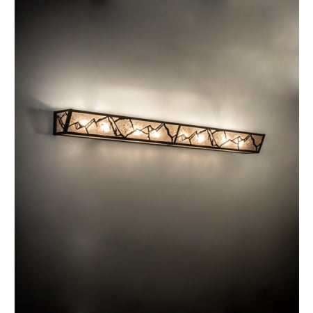 Meyda Tiffany Alpine 8 Light 6" Tall Wall Sconce Oil Rubbed Bronze