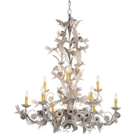 Meyda Tiffany Le Printemps 9 Light 36" Wide Taper Candle Style Chandelier N/A