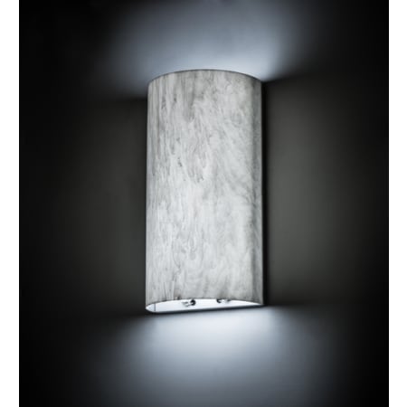 Meyda Tiffany Cilindro 21" Tall LED Wall Sconce Nickel