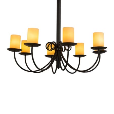 Meyda Tiffany Atria 8 Light 40" Wide Chandelier Timeless Bronze