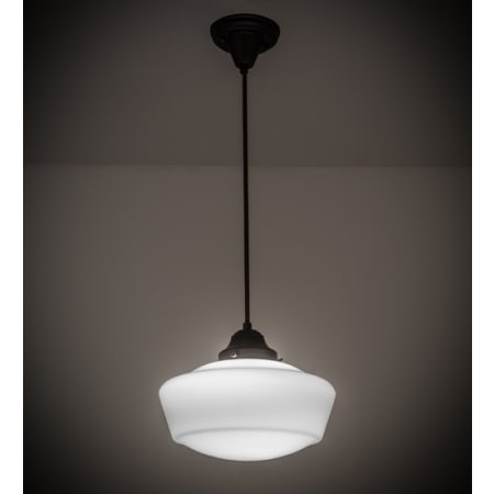 Meyda Tiffany Revival 12" Wide Pendant Mahogany Bronze