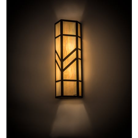Meyda Tiffany Santa Fe 2 Light 22" Tall Wall Sconce Oil Rubbed Bronze
