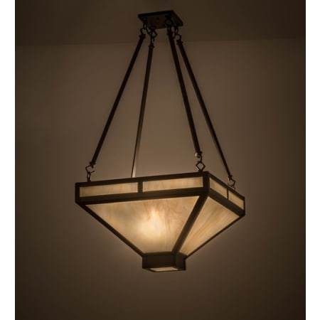 Meyda Tiffany Whitewing 2 Light 26" Wide Pendant Timeless Bronze