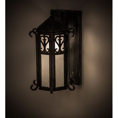 Meyda Tiffany Caprice 16" Tall Wall Sconce Antique Iron Gate