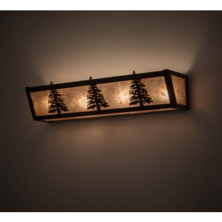Meyda Tiffany Tall Pines 22" Wide Vanity Light Timeless Bronze