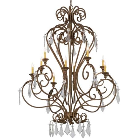Meyda Tiffany Josephine 10 Light 49" Wide Taper Candle Style Chandelier Custom / Crystal