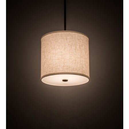Meyda Tiffany Cilindro 12" Wide Pendant Timeless Bronze