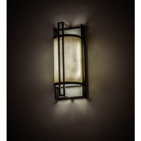 Meyda Tiffany Paille 12" Tall LED Wall Sconce Cimarron Bronze
