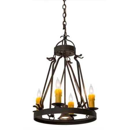 Meyda Tiffany Lakeshore 4 Light 18" Wide Taper Candle Multi Light Pendant N/A